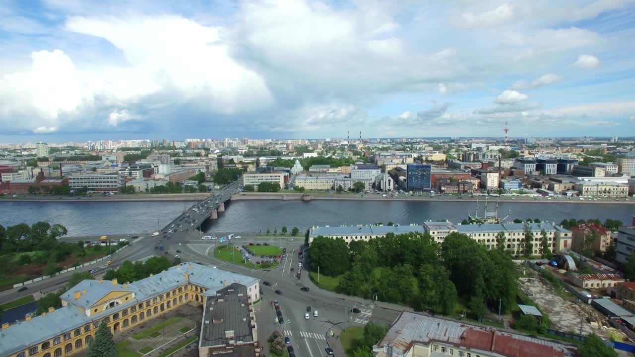 disparos desde el cuadrocóptero volador de la ciudad de san petersburgo. parte 7