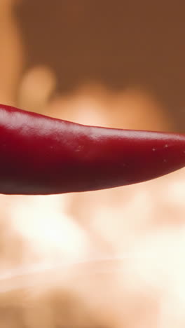 red chili pepper closeup