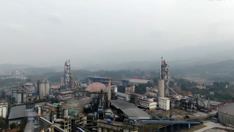 industrial factory smoke stack. petrochemical plant, oil and gas refinery. technological unit for air purification from pollution and environmental protection at an oil and gas enterprise.
