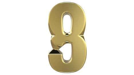 transformation of the "8" digit into the "9" digit and reverse