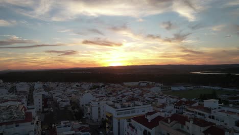 Buildings-at-Sunset-Aerial-View