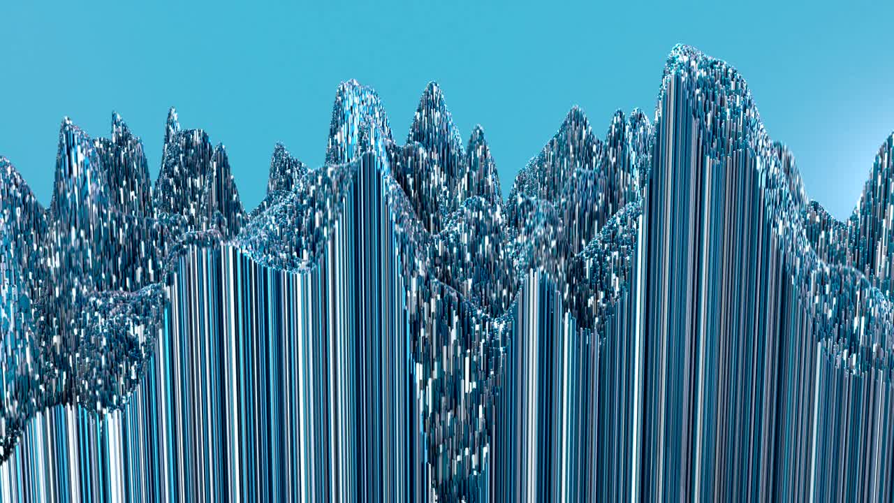 4k 추상 토포그래픽 파형