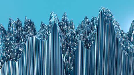 4k abstract topographic waveform.