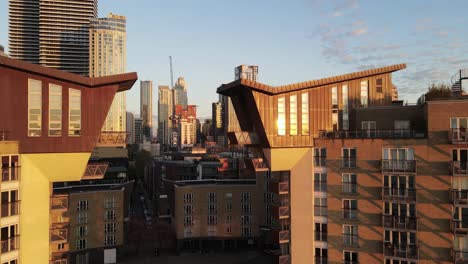 Luxury-housing-and-residential-area-with-banking-district-in-background