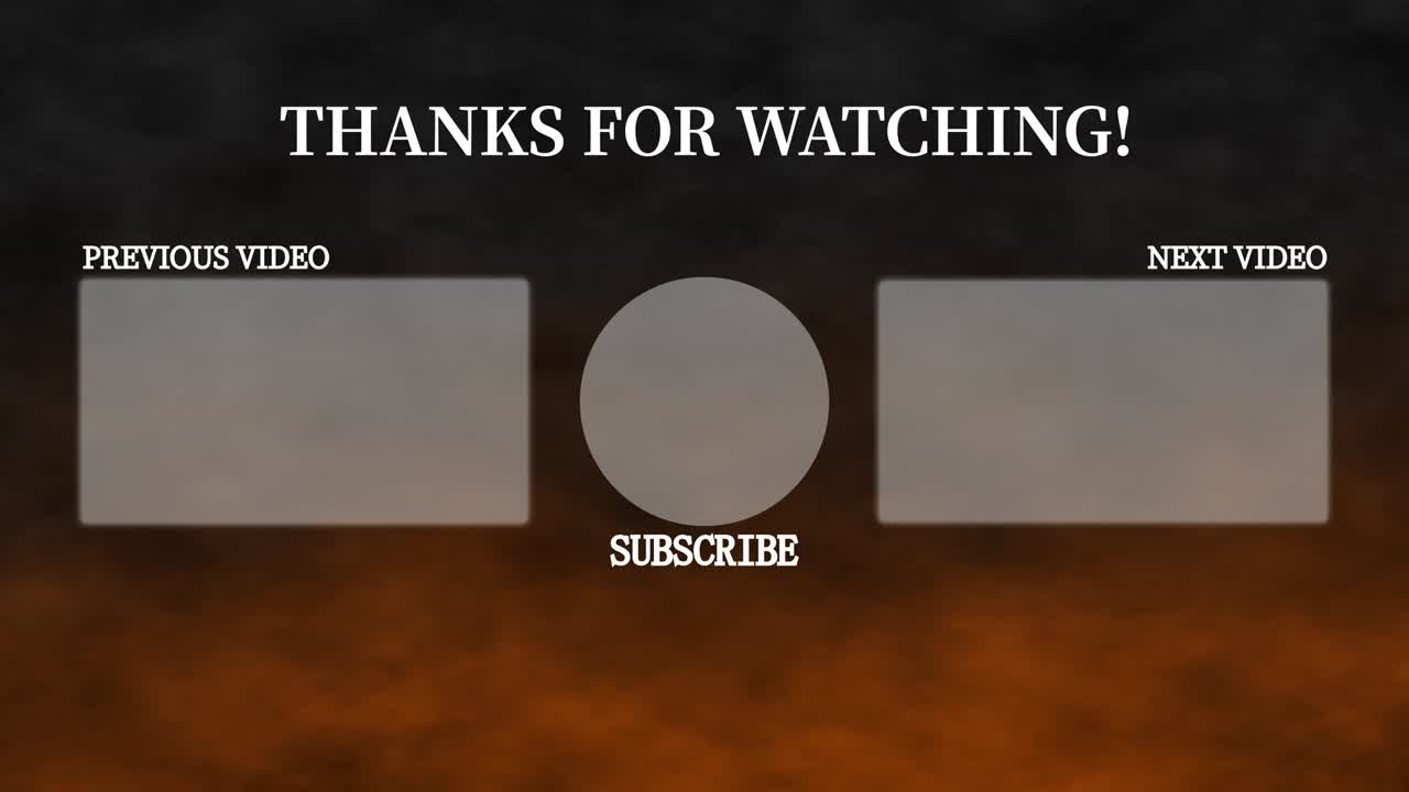 humo cg tarjeta final pantalla final gráficos de movimiento