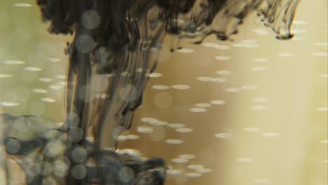 tinta en agua sin enfoque