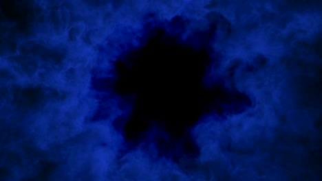 3d animation of a portal to another dimensions with luma matte