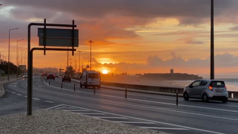 amanecer sobre la ciudad