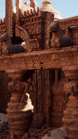 ancient ruins in the desert