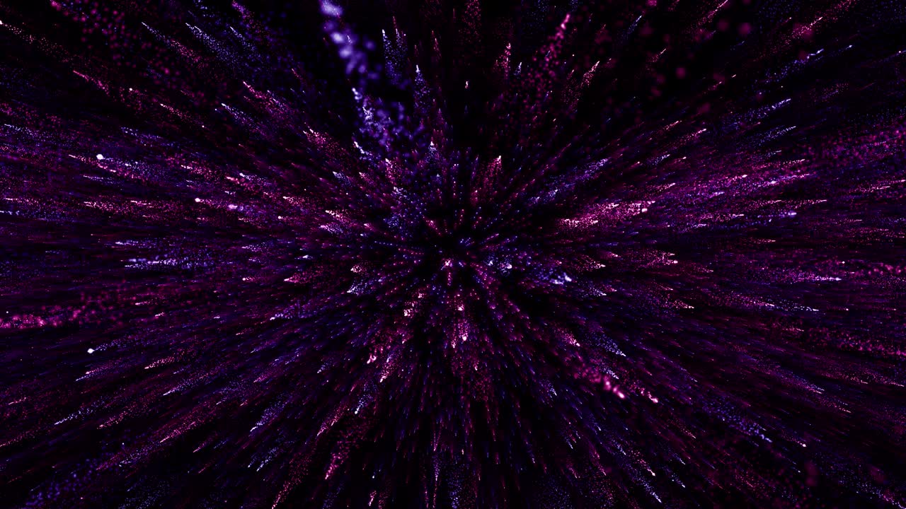 partículas rosa violeta evento juego tráiler títulos escenario de concierto cinematográfico bucle de fondo