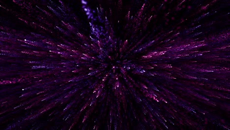 partículas rosa violeta evento juego tráiler títulos escenario de concierto cinematográfico bucle de fondo