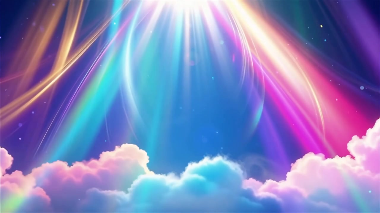 Sfondo di Adorazione Cristiana con Luce Celeste