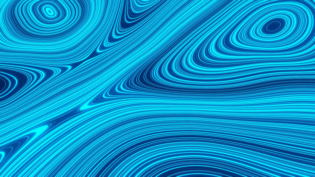 4K Seamless loop abstract waving background of topographic map