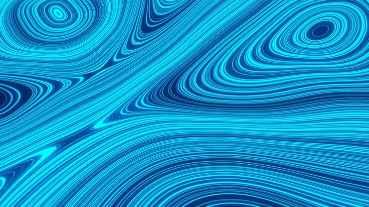 4K Seamless loop abstract waving background of topographic map