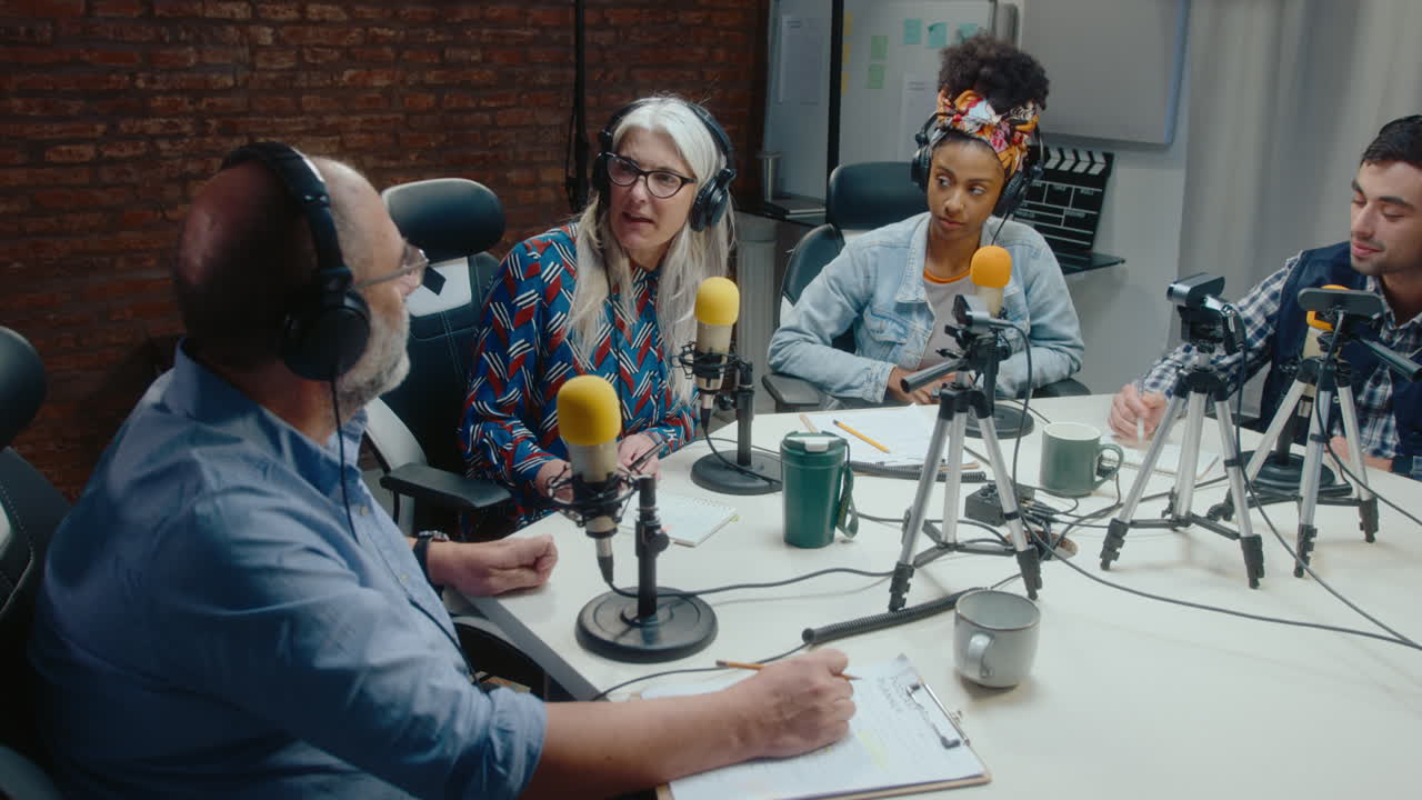 Podcast Recording Session