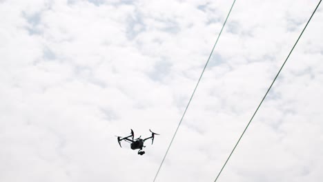 inspección con drones de las líneas eléctricas