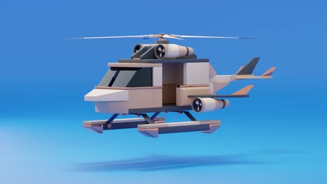 transforming effect form car to helicopter