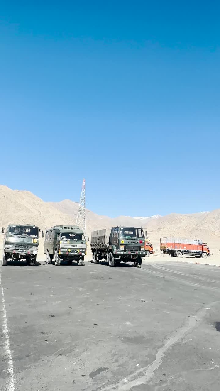 the road in the Himalayas in the mountains