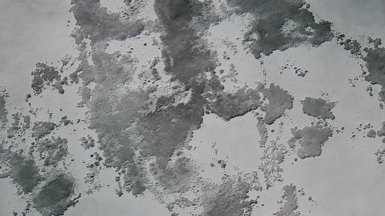 Aerial Shot Of Moon's Surface