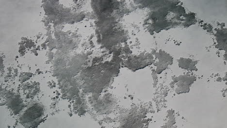 aerial shot of moon's surface