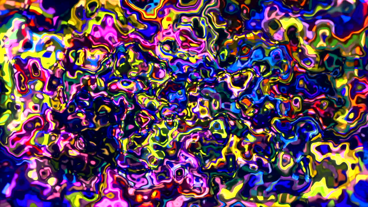 arte líquido abstracto y colorido