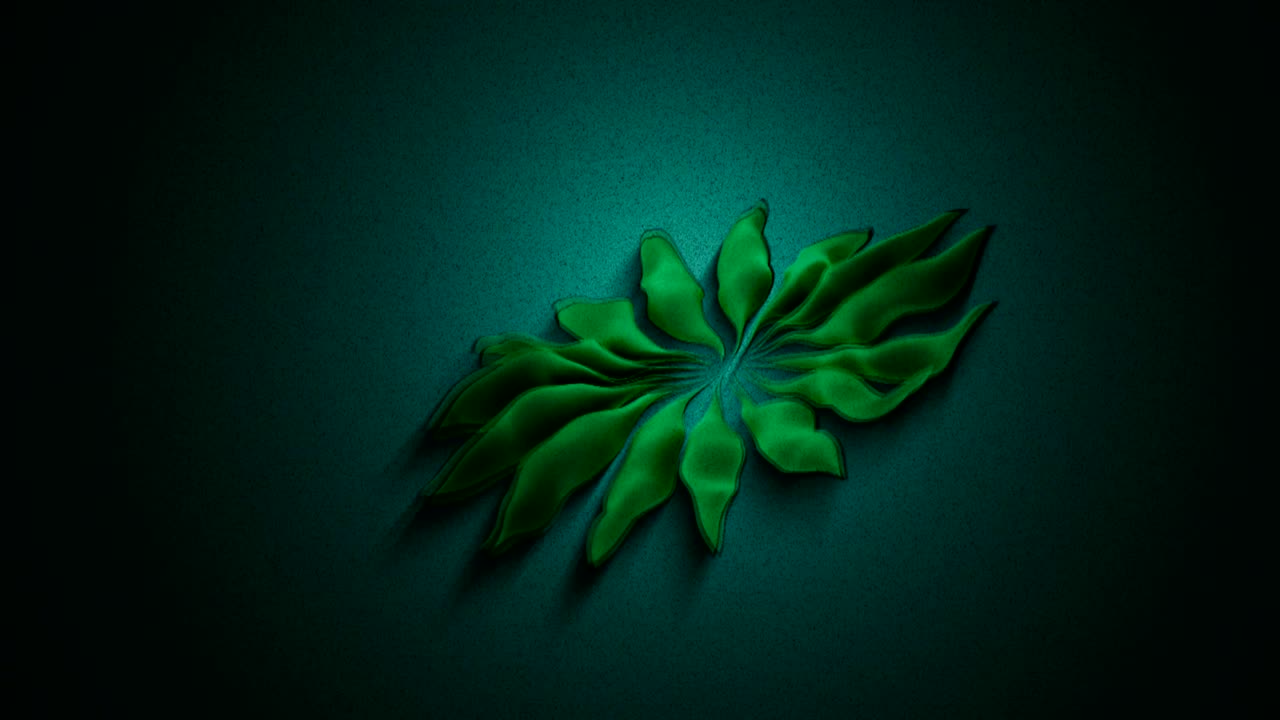 Abstract Background Rotating Segmented Organic Form