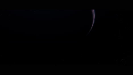 Planet Mars viewed from space