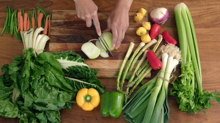 Only the freshest ingredients for her