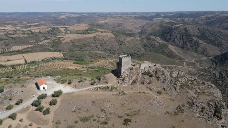 algoso castel in the north of portugal