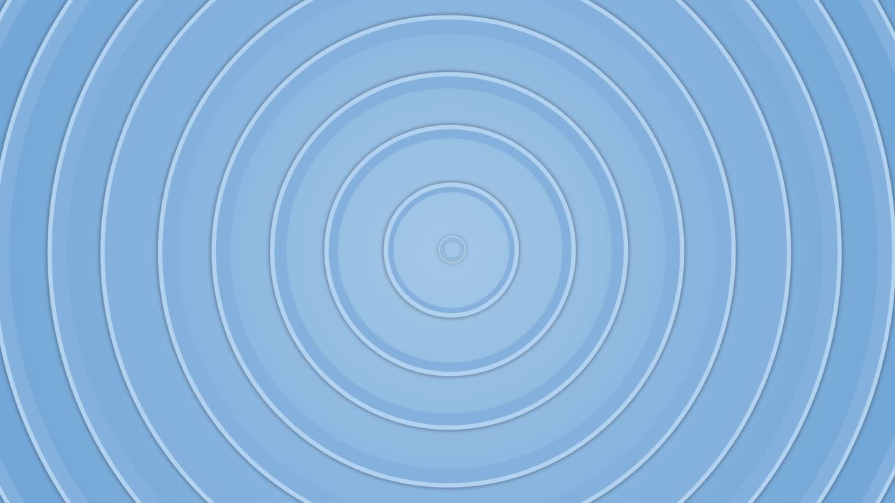 secuencia animada de círculos azules concéntricos que pulsan