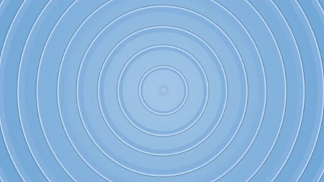 animated sequence of concentric blue circles pulsating