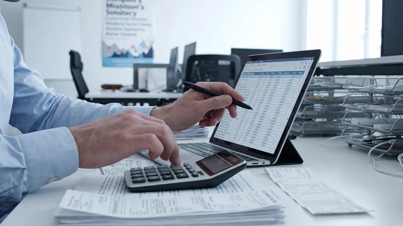 Analyse af finansielle data med lommeregner og regneark: Det essentielle arbejdsområde for præcision og produktivitet i forretningsdrift og regnskabsopgaver