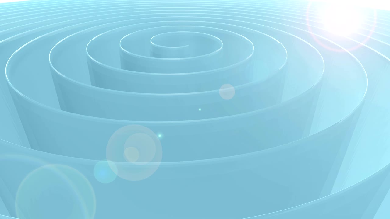 추상적인 파란색 나선형 배경, 컴퓨터 생성 배경