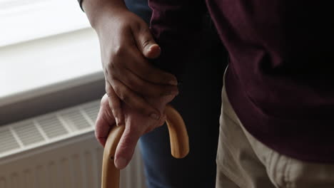 helping hand with cane