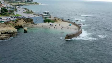 aerial view of la jolla, california on a summer day