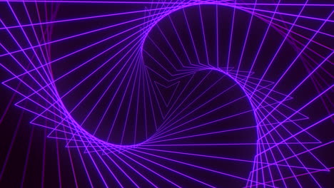 mesmerizing 3d purple spiral with glowing effect