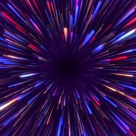 Abstract Colorful Speed Tunnel