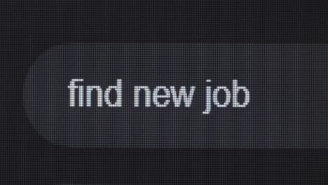 searching for new job on computer