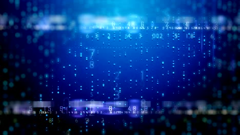 nanotecnología digital criptográfica desarrollo futurista abstracto inteligencia ai información de datos neuronales animación de bucle de video 4k uhd