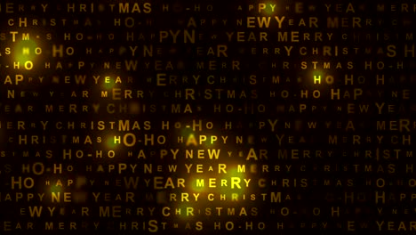 año nuevo y navidad fondo animado brillante