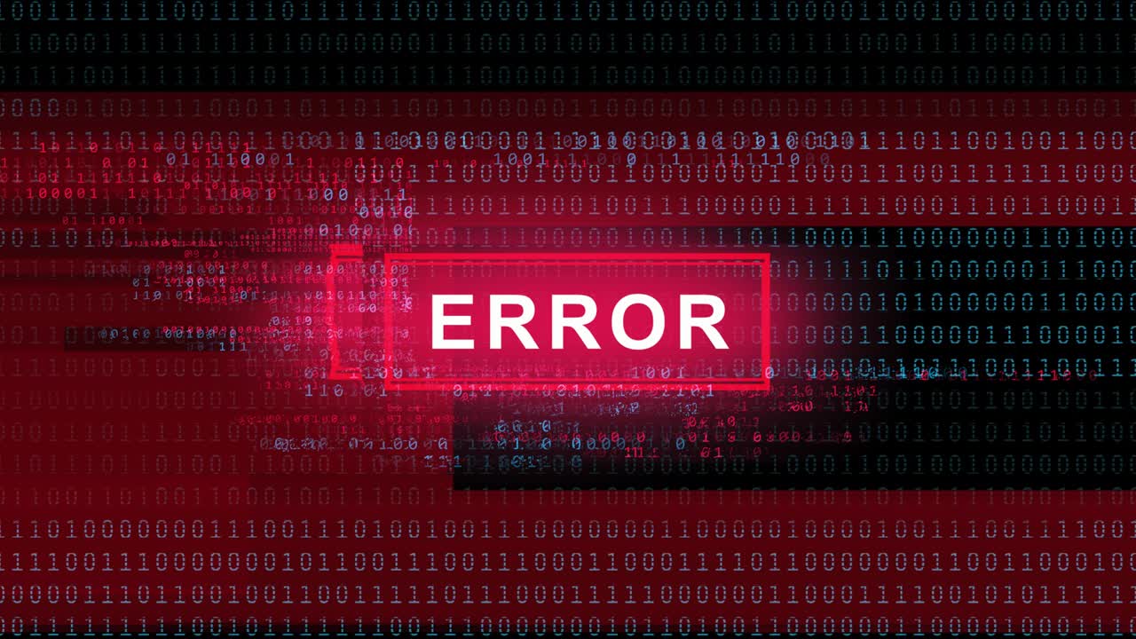 오류 메시지 - 오류 배경