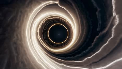 Abstract video concept with a swirling, tunnel-like pattern in soft whites
