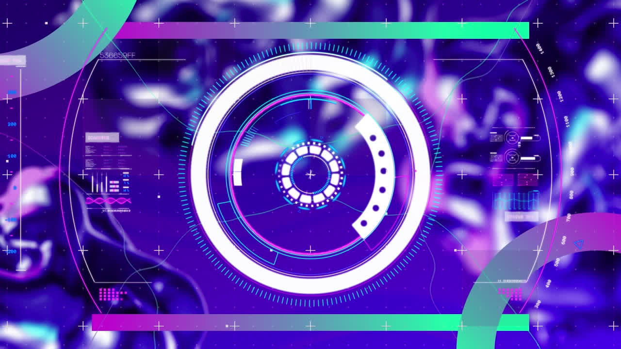 Animation of scope scanning and data processing