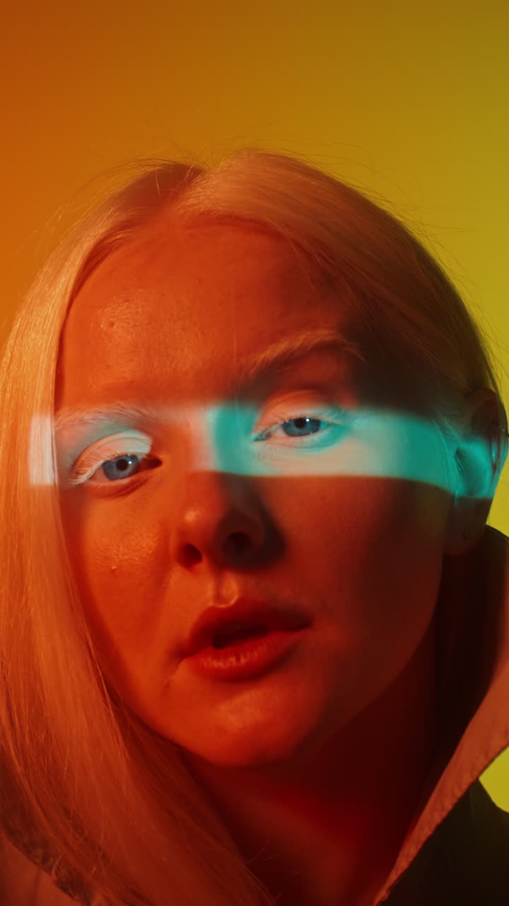 Albino Model Portrait