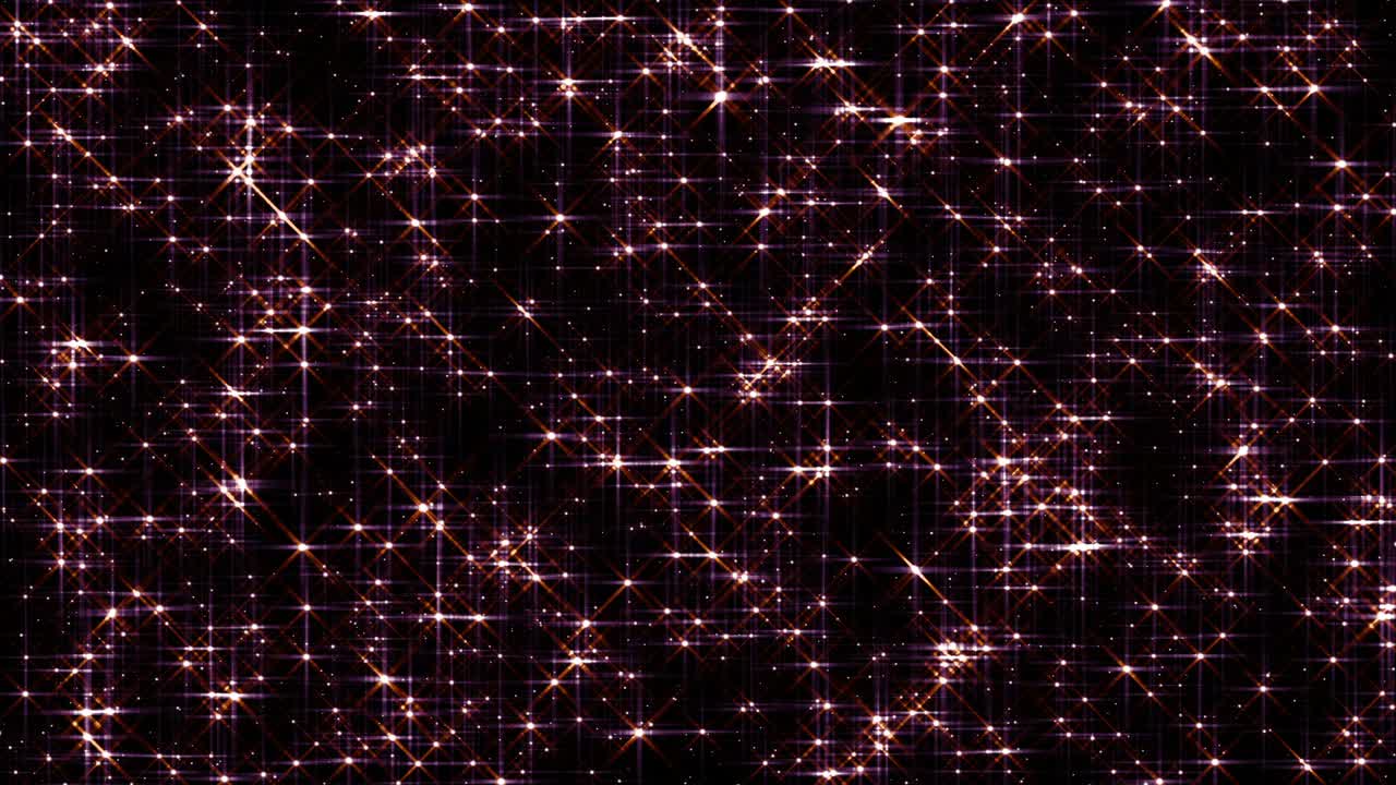 4k 골든 글리터 스타 오버레이