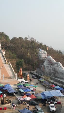 reclining buddha statue construction