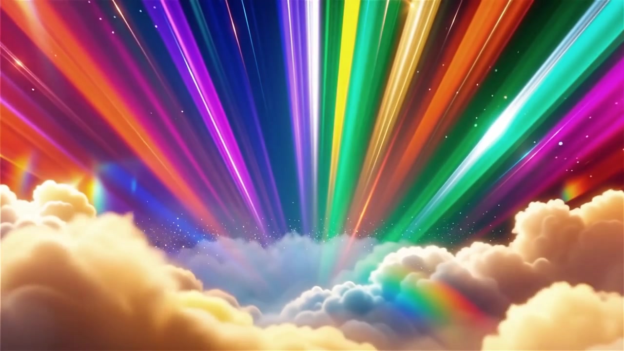 Fundo Cristão de Adoração com Luz Celestial
