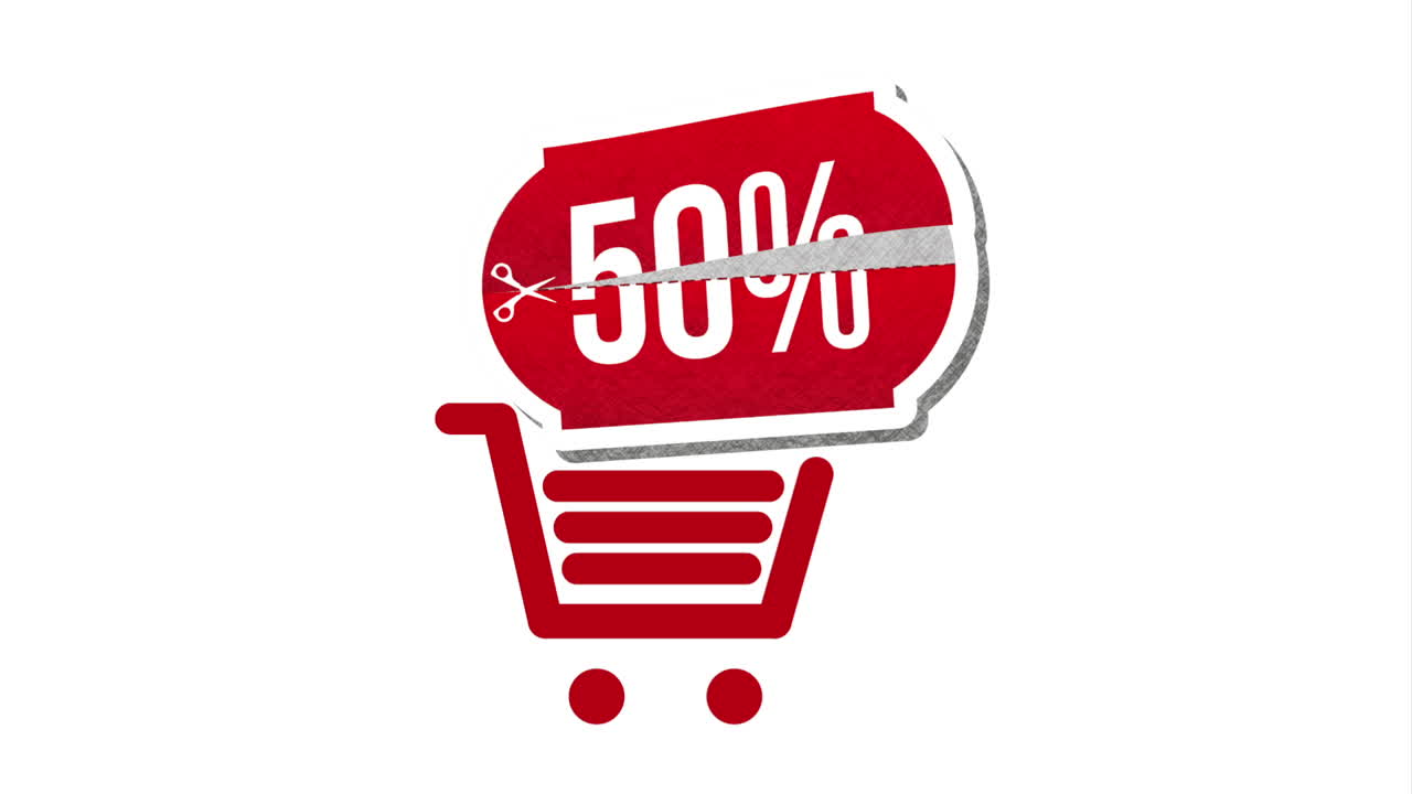 50% de descuento en el carrito de compras