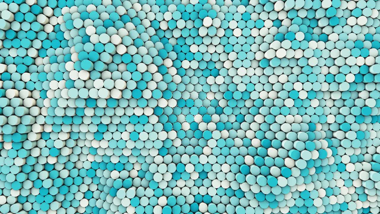 3d wavy tubes background