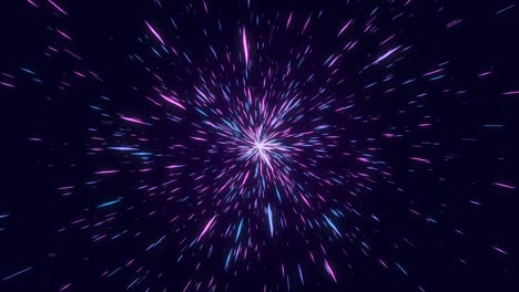 forma de diamante geométrico abstracto rosa y azul